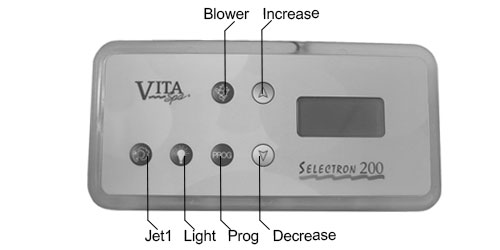 Control panel selectron 200 3-00-8904