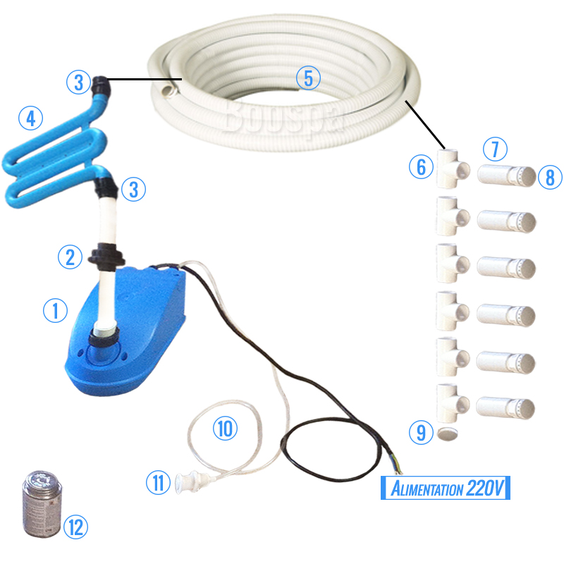 Kit pour fabriquer un spa bton Pices dtaches spa Boospa