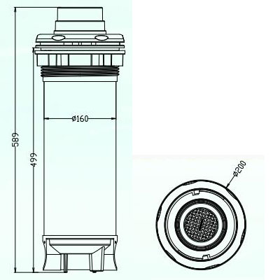 Skimmer complet pour spa