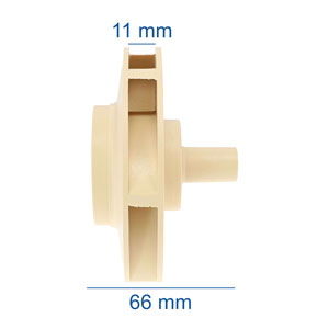 dimensions impeller wtc50 pump spas profile view