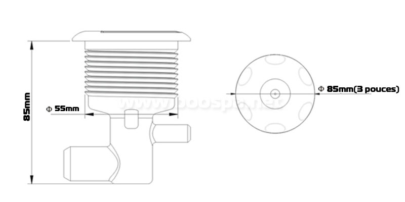 illustration buse 3 pouces